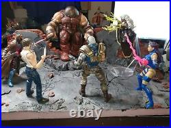 DC MARVEL MCFARLANE 24x14x12 Diorama playset for 1/12 scale 6'' 7 8 FIGURES
