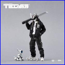 DEVIL TOYS QUICCS BULLETPUNK TEQ63 1/12 Scale Action Figure with Robotic Dog Set