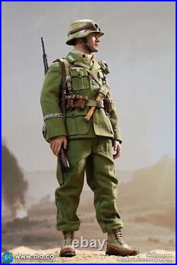 DID 1/6 Scale Wwii German Burk Figure, Dak Infantry, D80152