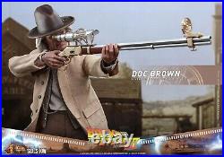 Doc Brown Back to the Future Part 3 1/6 Scale Figure Hot Toys MMS617 909370