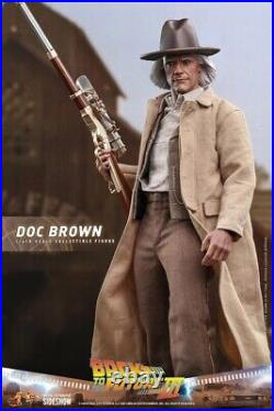 Doc Brown Back to the Future Part 3 1/6 Scale Figure Hot Toys MMS617 909370
