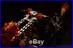 EZHOBI TOYS Marvel 1/9 Scale Ghost Rider Action Figure LED Toys IN STOCK