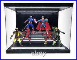Elite E-04 Gloss Black Action Figure Display Case for 1/12 Scale Action Figures