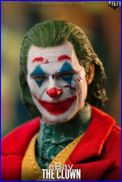 FILIX TOYS 1/12 Scale Joker Joaquin Phoenix 6inches Figure With 4pcs Head Carved