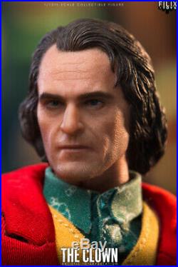 FILIX TOYS 1/12 Scale Joker Joaquin Phoenix 6inches Figure With 4pcs Head Carved