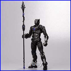 Fighting Armor Black Panther Non-scale ABS Diecast Action Figure Sentinel Marvel