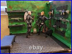 GI Joe 1/12 scale action figure posing diorama The Armory HQ Gear Room