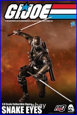 G. I. Joe SNAKE EYES 12 Action Figure 1/6 Scale Hasbro FigZero ThreeZero