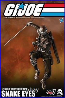 G. I. Joe SNAKE EYES 12 Action Figure 1/6 Scale Hasbro FigZero ThreeZero