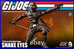 G. I. Joe SNAKE EYES 12 Action Figure 1/6 Scale Hasbro FigZero ThreeZero