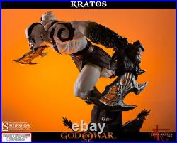 God Of Warlunging Kratos1/4 Scale Statuegaming Heads / Sideshowmib