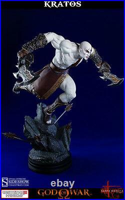 God Of Warlunging Kratos1/4 Scale Statuegaming Heads / Sideshowmib