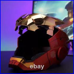 Golden MK5 Iron Man 11 Helmet AUTOKING Wearable Voice-control Cosplay Mask Gift
