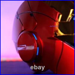 Golden MK5 Iron Man 11 Helmet AUTOKING Wearable Voice-control Cosplay Mask Gift