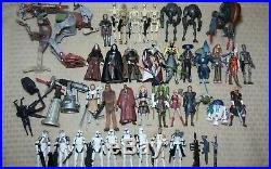 Hasbro Star Wars 3.75 Scale Clone Wars CW Lot AT-TE (complete) 41 Figs Troopers