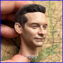 High Quality Delicate Painted 1/6 Scale Tobey Maguire Head Sculpt Fit 12 Figure