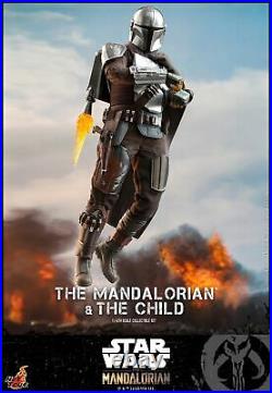Hot Toys 1/6 scale Mandalorian and The Child Collectible Set TMS014