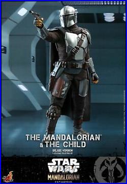 Hot Toys 1/6 scale Mandalorian and The Child (Deluxe Version) Set TMS015