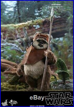 Hot Toys 1/6th scale Wicket Collectib Figure Star Wars Return of the Jedi MMS550