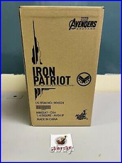 Hot Toys Avengers Endgame Iron Patriot 16 Scale Action Figure MMS547D34