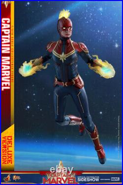 Hot Toys CAPTAIN MARVEL Deluxe 1/6 Scale Action Figure MMS522 Avengers In Stock