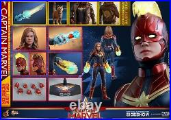 Hot Toys Captain Marvel Deluxe Version 1/6 Scale 12 inch Action Figure MMS522