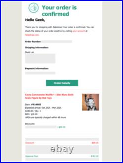 Hot Toys Clone Commander Wolffe Star Wars Sixth Scale Figure TMS141 PRE ORDER