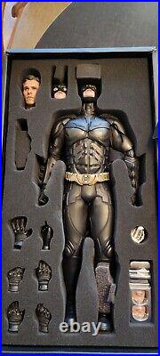 Hot Toys Dark Knight Rises 1/4 Scale Batman Action Figure used for retail displa