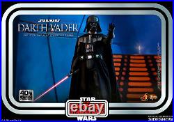 Hot Toys Darth Vader Star Wars 40th Anniversary V ESB 1/6 Scale Figure In Stock