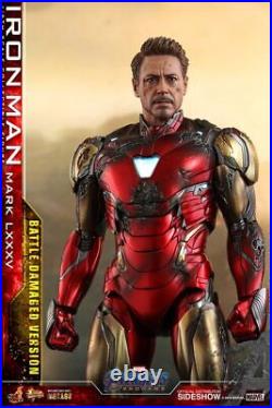 Hot Toys Endgame Iron Man Mark LXXXV 85 Battle Damaged 1/6 Scale Figure In Stock