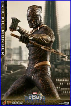 Hot Toys Erik Killmonger Black Panther Marvel 1/6 Scale Figure In Stock Dbl Box