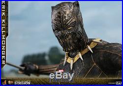 Hot Toys Erik Killmonger Black Panther Marvel 1/6 Scale Figure In Stock Dbl Box