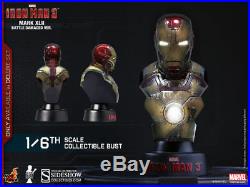 Hot Toys Iron Man 3 Deluxe Collectible Busts Set (8 Piece) 1/6 Scale Figure New