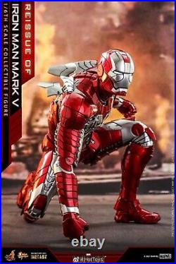 Hot Toys Iron Man Mark V mk5 1/6 Scale Diecast Reissue Presale Reservation only