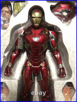 Hot Toys Iron Man Mark XLVI Diecast MMS353 1/6 Scale Figure Civil War