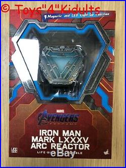 Hot Toys LMS 010 Iron Man Mark LXXXV 85 Arc Reactor Life-Size 1/1 Scale NEW