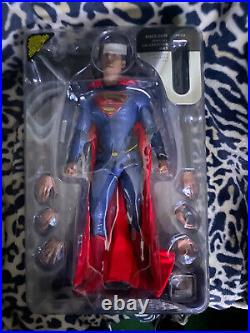 Hot Toys MMS200 Superman Man Of Steel 1/6 Scale Figure Movie Masterpiece UsedCIB
