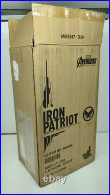 Hot Toys MMS547D34 Avengers Endgame Iron Patriot Diecast 1/6 Scale Figure Hot Toys MMS547D34 Avengers Endgame Iron Patriot Diecast 1/6 Scale Figure