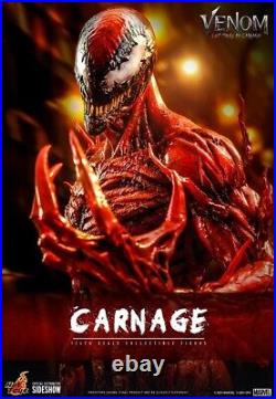 Hot Toys MMS620 Venom Let There Be Carnage DELUXE CARNAGE 1/6 Scale Figure LIVE