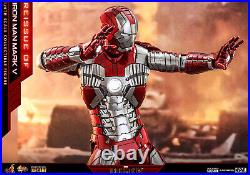 Hot Toys Marvel Iron Man Mark V 5 Diecast Reissue 1/6 Scale Figure In Stock