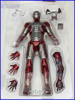 Hot Toys Marvel MMS 145 Iron Man 2 Iron Man Mark 5 V 1/6 Scale Action Figure 12