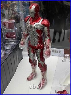 Hot Toys Marvel MMS 145 Iron Man 2 Iron Man Mark 5 V 1/6 Scale Action Figure 12