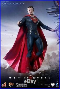 Hot Toys Mms200 Superman Man Of Steel 12 1/6 Scale Figure Henry Cavill New