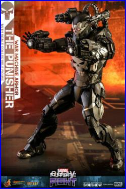 Hot Toys Punisher War Machine Armor Marvel Iron Man 1/6 Scale Diecast Figure NEW