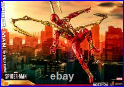 Hot Toys Spider-Man Marvel Iron Spider Armor 1/6 Scale Figure Double Boxed New