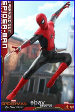 Hot Toys Spiderman Upgraded Suit Version Far From Home 1/6 Scale Figure In Stock
