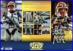 Hot Toys Star Wars Captain Vaughn 16 Scale Figure The Clone Wars New TMS065