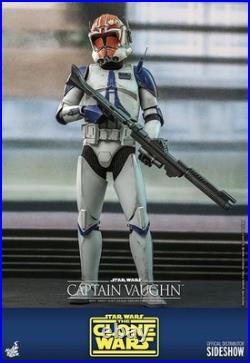 Hot Toys Star Wars Captain Vaughn 16 Scale Figure The Clone Wars New TMS065