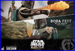 Hot Toys Star Wars Mandalorian TMS034 Boba Fett Deluxe 1/6 Scale Figure Set