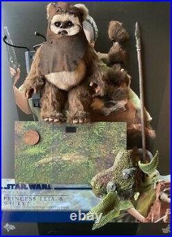 Hot Toys Star Wars ROTJ Wicket EWOK Endor MMS551 & Base loose 1/6th scale
